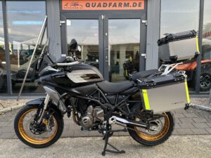 Motorrad, Reisemotorrad, Touringmaschine QJMOTOR SRT 700 SX, ABS, inkl. Kofferset