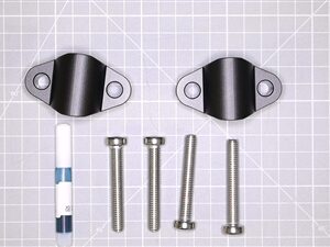CFMOTO Abstandhalter Lenker Schwarz