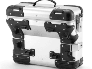CFMOTO Seitenkoffer Silber links