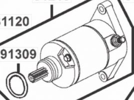 Anlasser kpl. Kymco ATV MXU 450
